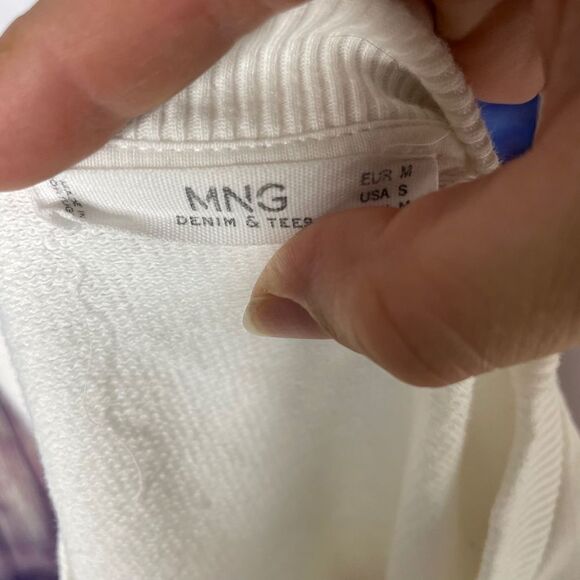 MNG Mango Good Things Will Happen top shirt small - Picture 8 of 8